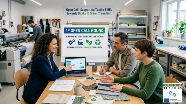 FutureProofTextiles launches 1st Open Call round Supporting SMEs in the Textile Sector towards Digital and Green Transition